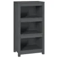 Bibliothèque Gris 50x35x97 cm Bois de pin massif