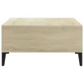 Table basse Chêne sonoma 60x60x30 cm Aggloméré