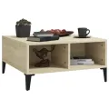 Table basse Chêne sonoma 60x60x30 cm Aggloméré
