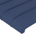 Tête de lit à LED Bleu 83x16x78/88 cm Tissu
