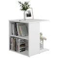 Table d'appoint Blanc 45x45x48 cm Aggloméré
