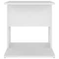 Table d'appoint Blanc 45x45x48 cm Aggloméré