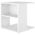 Table d'appoint Blanc 45x45x48 cm Aggloméré