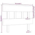 Tête de lit Marron miel 78,5x3x81 cm Bois massif de pin