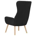 Chaise de relaxation Noir Velours
