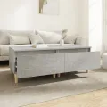 Tables d'appoint 2 pcs Gris béton 50x46x35 cm Bois d'ingénierie