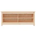 Banc à chaussures 110x38x45,5 cm Bois de pin massif