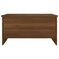 Table basse Chêne marron 80x55,5x41,5 cm Bois d'ingénierie