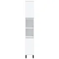 Ensemble de meubles salle de bain 3 pcs blanc bois d'ingénierie