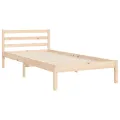 Cadre de lit avec tête de lit 90x200 cm bois massif