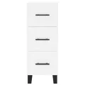 Buffet blanc 34,5x34x90 cm bois d'ingénierie