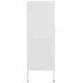 Armoire à tiroirs Blanc 80x35x101,5 cm Acier