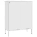 Armoire à tiroirs Blanc 80x35x101,5 cm Acier