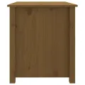 Table basse Marron miel 71x49x55 cm Bois massif de pin