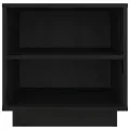 Tables de chevet 2 pcs Noir 40x34x40 cm Bois de pin solide