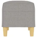 Banc Gris clair 70x35x41 cm Tissu