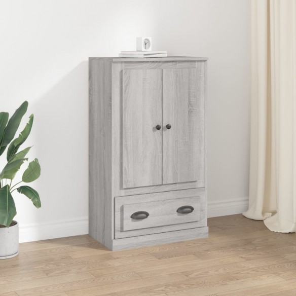 Buffet haut sonoma gris 60x35,5x103,5 cm bois d'ingénierie