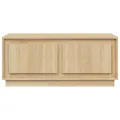 Table basse chêne sonoma 102x50x44 cm bois d'ingénierie