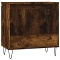 Armoire de bain chêne fumé 58x33x60 cm bois d'ingénierie