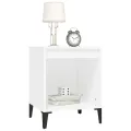 Tables de chevet 2 pcs Blanc 40x35x50 cm