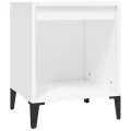 Tables de chevet 2 pcs Blanc 40x35x50 cm