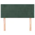 Tête de lit Vert foncé 90x5x78/88 cm Velours