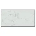 Table basse Blanc 100x50x35 cm Verre trempé