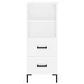 Buffet blanc 34,5x34x90 cm bois d'ingénierie
