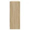 Buffet chêne sonoma 91x28x75 cm bois d'ingénierie