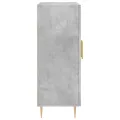 Buffet gris béton 69,5x34x90 cm bois d'ingénierie