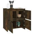 Buffet Chêne fumé 70x41x75 cm Bois d'ingénierie