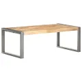 Table basse 110x60x40 cm Bois de manguier brut