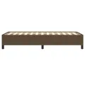 Cadre de lit Marron foncé 100x200 cm Tissu