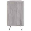 Armoire salle de bain sonoma gris 80x33x60 cm bois d'ingénierie