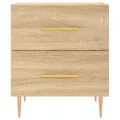 Tables de chevet 2 pcs chêne sonoma 40x35x47,5 cm