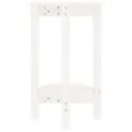 Table basse Blanc Ø 40x60 cm Bois massif de pin