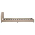 Cadre de lit Cappuccino Similicuir 100 x 200 cm