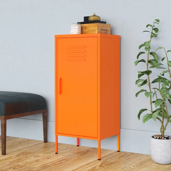 Armoire de rangement Orange 42,5x35x101,5 cm Acier