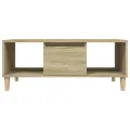 Table basse Chêne sonoma 90x50x36,5 cm Bois d'ingénierie