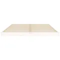 Cadre de lit blanc 140x200 cm bois de pin massif