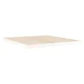 Cadre de lit blanc 180x200 cm Super King bois de pin massif