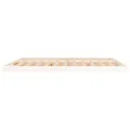 Cadre de lit blanc 180x200 cm Super King bois de pin massif
