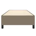 cadre de lit Taupe 80x200 cm Tissu