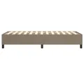 cadre de lit Taupe 80x200 cm Tissu