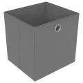 Étagère d'affichage 6 cubes et boîtes Noir 103x30x72,5 cm Tissu