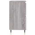 Buffets 2 pcs sonoma gris bois d'ingénierie