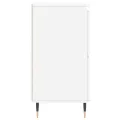 Buffets 2 pcs blanc bois d'ingénierie
