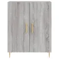 Buffet haut Sonoma gris 69,5x34x180 cm Bois d'ingénierie