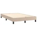 cadre de lit avec matelas LED Cappuccino 120x200 cm
