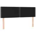 cadre de lit avec matelas LED Noir 140x200 cm Tissu